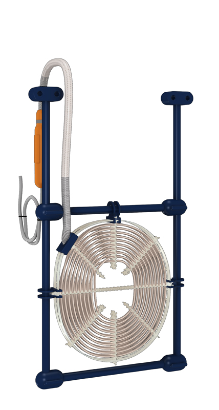 Flat immersion heater - assembly type F