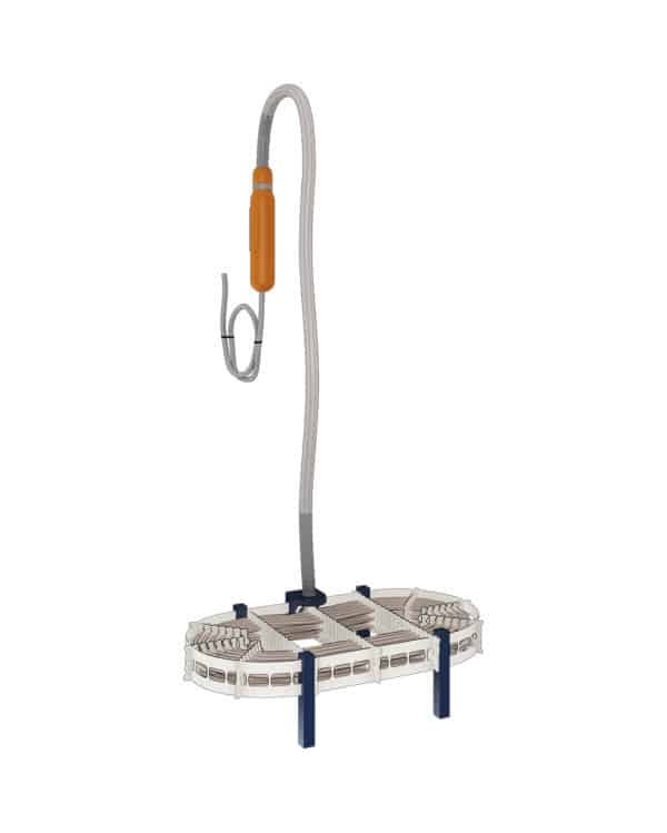 thermoplongeur-Montage-D-Sortie sur K + pieds